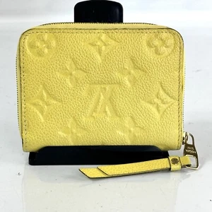 LOUIS VUITTON Zippy Coin Purse Monogram En Plante Yellow M60575 - Picture 1 of 20