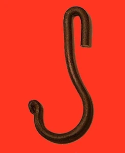 Rack Hook Hooks Iron Pot hangers Hand forged by PCBS Glad to do custom work - Picture 1 of 1