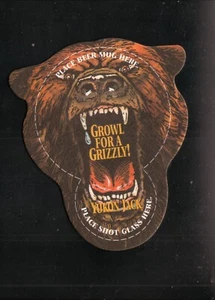 Yukon Jack Growl per un Grizzly! Sottobicchiere canadese whisky e miele - Foto 1 di 1