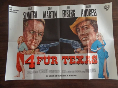 Filmplakat A1  EA  4 für Texas /  4 for Texas  F.Sinatra, D.Martin, A.Ekberg - Bild 1 von 2
