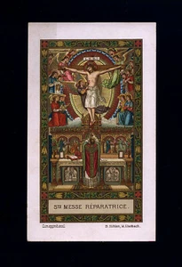 santino cromo-holy card SS.MESSA RIPARATRICE - Picture 1 of 1