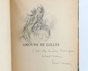 MORIN Histoires d'fois - Les amours de Gilles ENVOI AUTOGRAPHE Relié 1889 - Picture 1 of 1