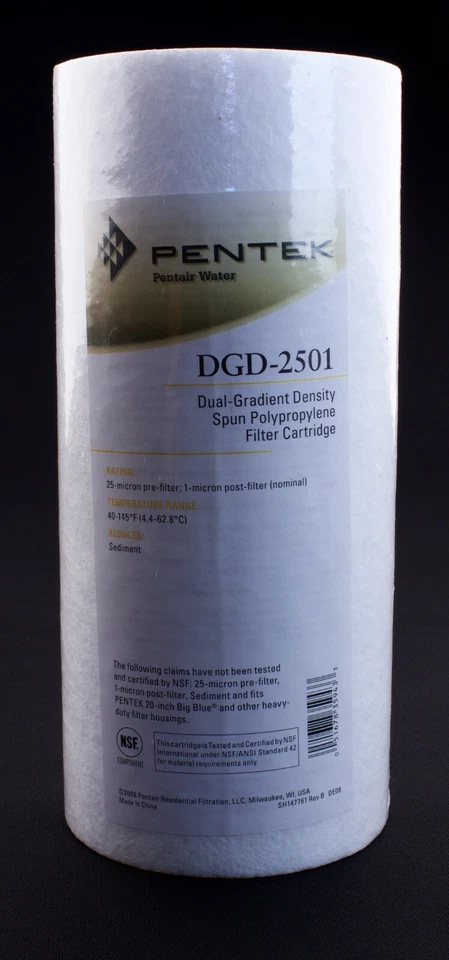 Pentek DGD-2501 Dual Gradient Water Filter - Image 1 of 1