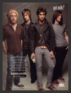 2008 "¿Tienes leche?" Anuncio publicitario impreso en banda All Amerian Rejects - Imagen 1 de 1