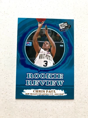 Chris Paul 2006 Press Pass #39 Rookie Review Wake Forest Hornets Spurs Clippers Foto 1 de 2
