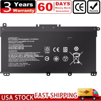 Batería Ht03xl para HP Pavilion 14-df 14 15 17 L11119-855 HSTNN-UB7J USPS RÁPIDO Foto 1 de 4