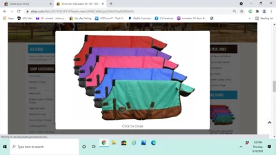  Red Showman  small 36"-40" 1200 Denier turnout Foal/Mini Horse Blanket - Image 1 of 3