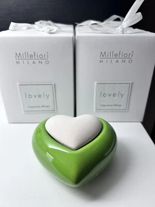 Diffusore Ambiente Profumatore Casa Cuore Verde Lovely Millefiori Milano 11LCUGR - Foto 1 di 5