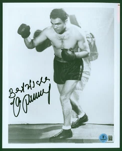 Max Schmeling signed 8x10 Foto 1930-31, 1932 NBA World Heavyweight Champion BAS - Bild 1 von 1