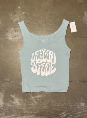 Volcom Smoke Blue Tank Juniors Medium NWT - Image 1 of 4