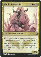 1x Foil - Mardu Roughrider - Magic the Gathering MTG Khans of Tarkir