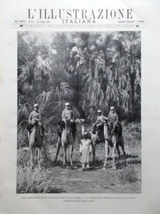 L'Illustrazione Italiana 14 Luglio 1901 Colonia Eritrea Selvatico Tiro Lucerna - Foto 1 di 4