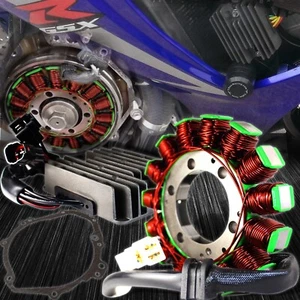 eMUSA OE Magneto Coil Stator+Voltage Rectifier+Gasket 09-16 GSXR 1000 GSXR1000 - Imagen 1 de 12