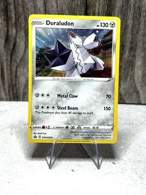 Duraludon SWSH028 SWSH: Sword & Shield Black Star Rebel Clash Promo Card Holo - Image 1 of 4
