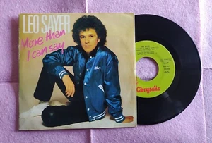 7” LEO SAYER – More Than I Can Say - Chrysalis CHS 2442 - SPAIN - PROMO (EX/EX) - Picture 1 of 2