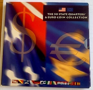 THE 50 STATES QUARTER & EURO COIN COLLECTION 2002 - Picture 1 of 3