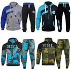 HNL Kids Girls Boys Tracksuit Set Sports Hoodie Jogging Jogger Bottom & Top Set