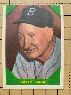 1960 FLEER BASEBALL GREATS DAZZY VANCE #51 - Image 1 of 2