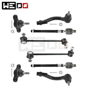 8x Front Inner Outer Tie Rod Sway Bar Ball Joint For Kia Sportage Hyundai Tucson