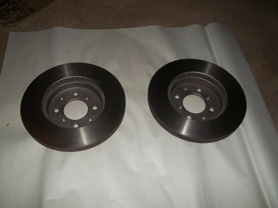 SET GENIUNE OEM HONDA FRONT BRAKE ROTORS 45251-SCC-901 FITS 90-05 CIVIC 10.25" - Image 1 of 1