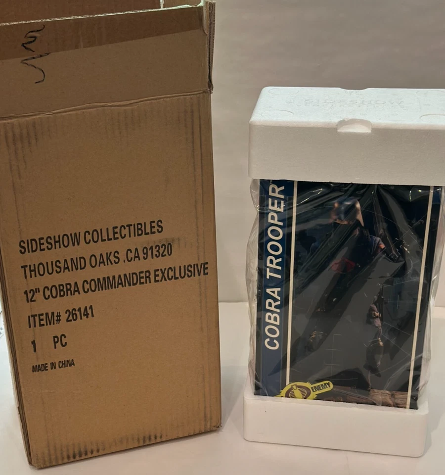 Gi Joe Sideshow Collectibles 12 Inch Deluxe Action Figure Cobra Trooper