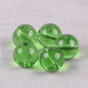 Round Glossy 6mm 8mm 10mm 12mm 14mm Crystal Glass Loose Beads for Jewelry Making - Picture 1 of 23