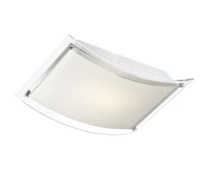 Eurofase, 2-Light Chrome Integrated Dimmable LED Flush Mount Light - Picture 1 of 2