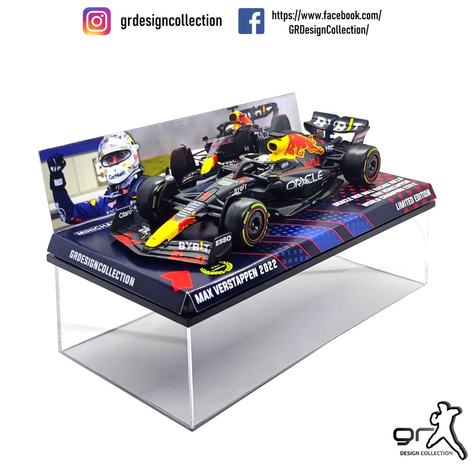 Max Verstappen - Red Bull RB18 - F1 World Champion 2022  / BURAGO / 1:43 - Immagine 1 di 4