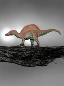 JURASSIC PARK 3 III SPINOSAURUS HASBRO DINOSAUR, POSEABLE , RUBBER , 2001 - Picture 1 of 4