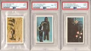 1977 Star Wars COSTA RICA (rare in high grade) PSA 9 MINT, PSA 9 MINT, PSA 8 NM - Picture 1 of 2