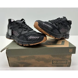 SCARPE FREEDOM INDUSTRIES XP1-RT UOMO NERE TAGLIA 10 NUOVE CON SCATOLA #02S - Foto 1 di 10