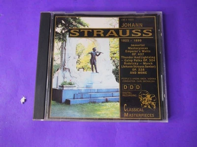 Johann Strauss - 1825-1899 Immortal Masterpieces CD  Foto 1 de 2