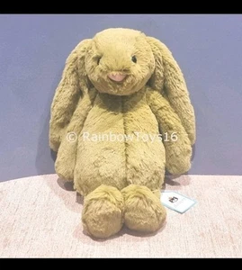 Jellycat Bunny Green Moss Bunny Soft Toy Plush BNWT Medium - Picture 1 of 2