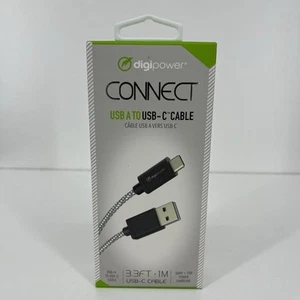 Digipower Connect USB-A to USB-C Cable 3.3ft New Sealed - Picture 1 of 4