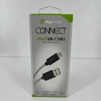Digipower Connect USB-A to USB-C Cable 3.3ft New Sealed - Image 1 of 4