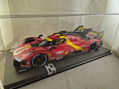 BBR P18236 Ferrari 499P car n°50 2023 Fuoco Molina Nielsen  1/18 - Photo 1/4