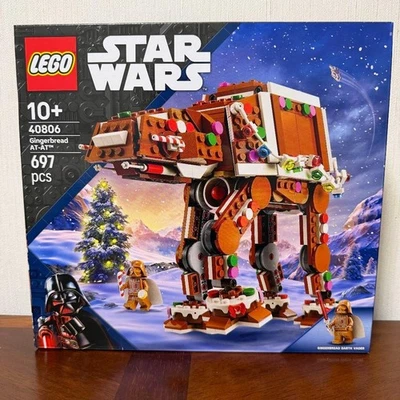 LEGO Star Wars 40806 Gingerbread AT-AT Walker New Sealed Christmas Set 697pcs - Image 1 of 4