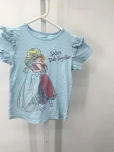 Disney Size 5T Girls Short Sleeve Shirt - Picture 1 of 2