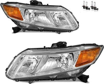 Headlights Assembly for 2012-2015 Honda Civic 4Dr Sedan, for 2012-2013 Honda Civ Foto 1 de 4