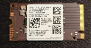 SAMSUNG 256GB SSD M.2 2242 PM991 NVME PCIe MZALQ256HBJD MZ-ALQ256B - Picture 1 of 1