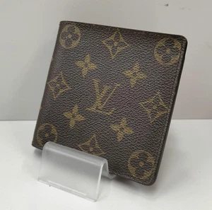 [B] Cartera Louis Vuitton Monograma Cartera Tarjeta Crédito Monnaie Plegable M61665 - Imagen 1 de 13