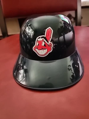 Cleveland Indians MLB 7.5" Baseball Helmet / Ice Cream Cup  / Pre-owned - Image 1 of 3