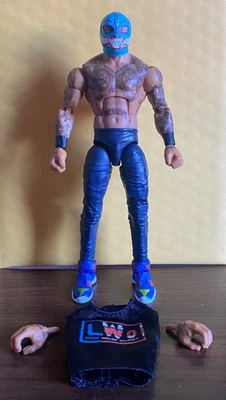 WWE Mattel Elite Rey Mysterio (de Mattel Creations exclusivo LWO 5-Pack) Foto 1 de 2