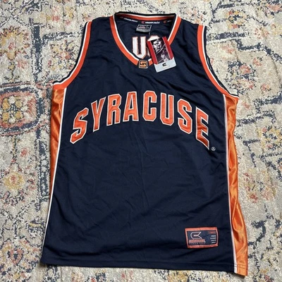 NWT Syracuse Basketball Jersey Men XL Navy Blue Orange Stitch Colosseum NCAA Y2K - Image 1 of 4