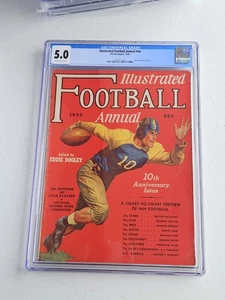 DE COLECCIÓN ✨1939 Fútbol Ilustrado Anual✨- CGC 5.0 - Cubierta Trasera Chesterfield - Imagen 1 de 3