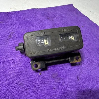 1980 79-80 Kawasaki KLX250 OEM Odometer Gauge Meter - Image 1 of 4