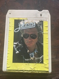 JOHNNY HALLYDAY ... K7 VINTAGE STEREO 8 .. ROCK'N SLOW  .. PHILIPS - Picture 1 of 6