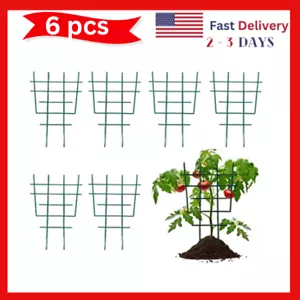 6Pcs Trellis for Potted Plants, Small Garden Trellis for Climbing Plants Outdoor - Picture 1 of 6