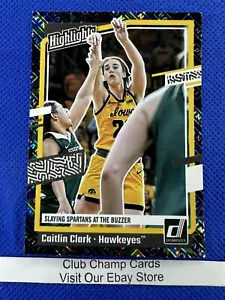 2024 #H7 Collezione Panini-Caitlin Clark mette in evidenza falchi metallizzati Iowa - Foto 1 di 2