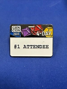 Gen Con #1 Teilnehmer Pin Basar Sammlerstück Emaille Pin GENCON2022-02 Starter Set - Bild 1 von 2